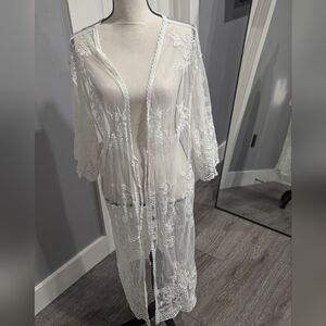 Lace Kimono Sz M